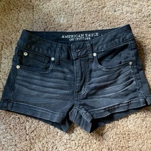 Women’s Black AEO Shorts